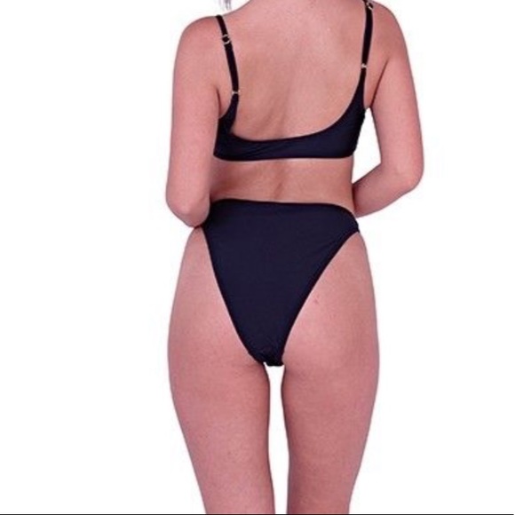 Black Tortoise Shell Bikini Set - Picture 3 of 7